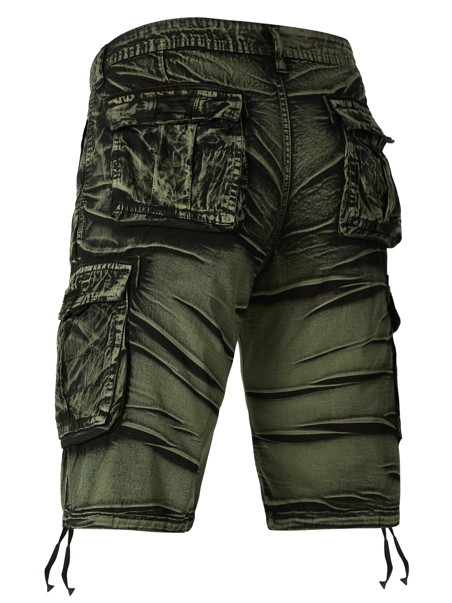 Gearbibi Camo Pattern Cotton Cargo Shorts