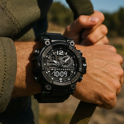 Men's Sports Outdoor Waterproof Tactical Watch