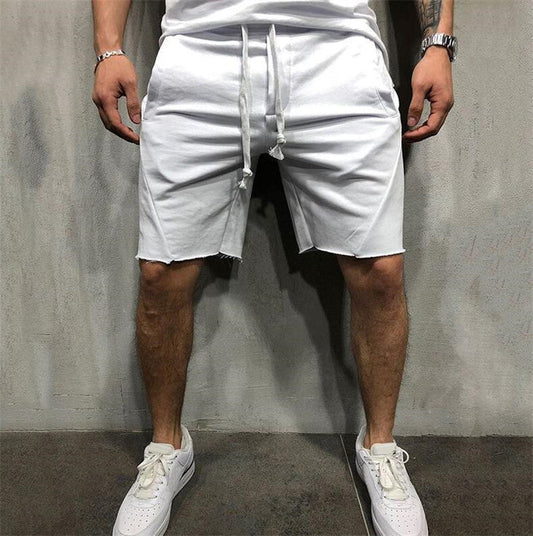 Gearbibi™ Loose Plain Elastic Waist Shorts