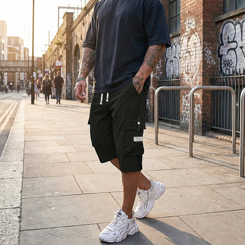 Men's Casual Drawstring Capri Cargo Pants-Buy 2 Get Free Shipping Today!