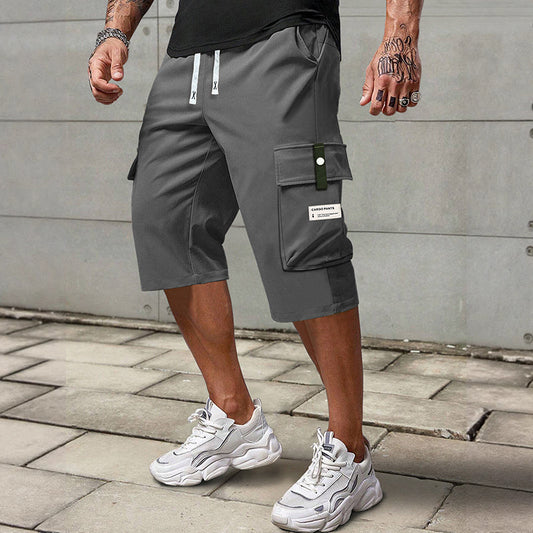 Men's Casual Drawstring Capri Cargo Pants-Buy 2 Get Free Shipping Today!