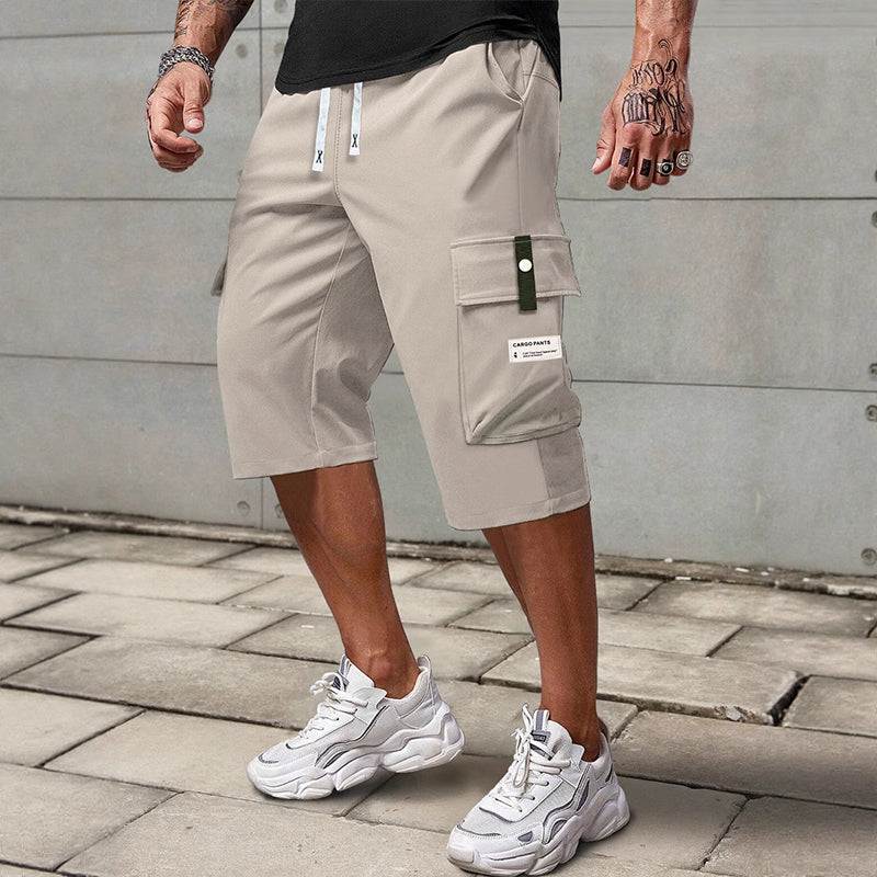 Men's Casual Drawstring Capri Cargo Pants-Buy 2 Get Free Shipping Today!