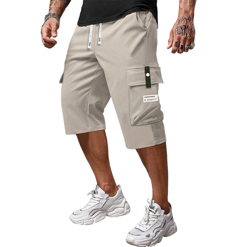 Men's Casual Drawstring Capri Cargo Pants-Buy 2 Get Free Shipping Today!