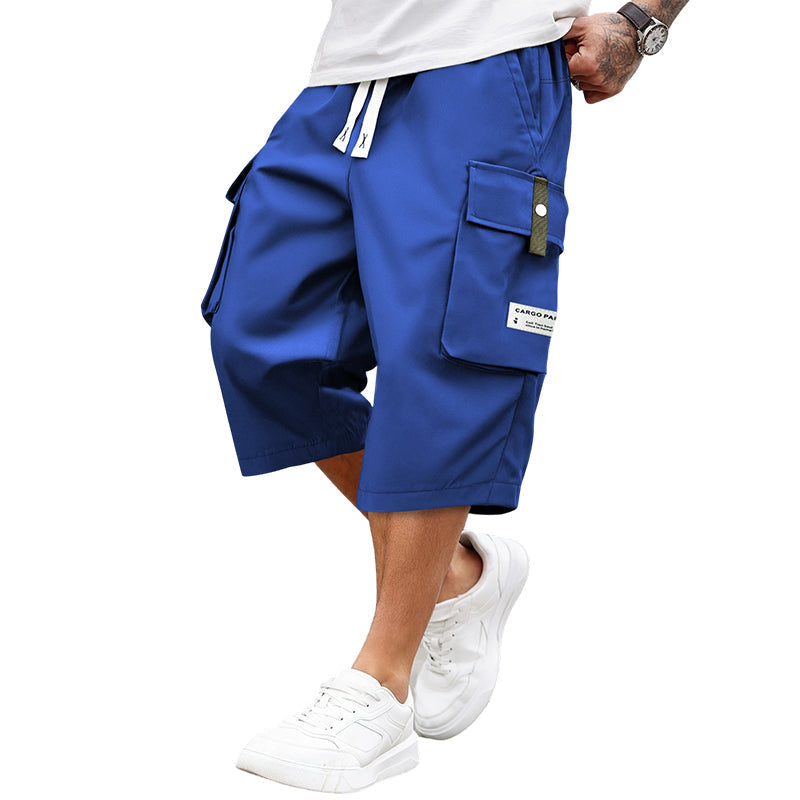 Men's Casual Drawstring Capri Cargo Pants-Buy 2 Get Free Shipping Today!