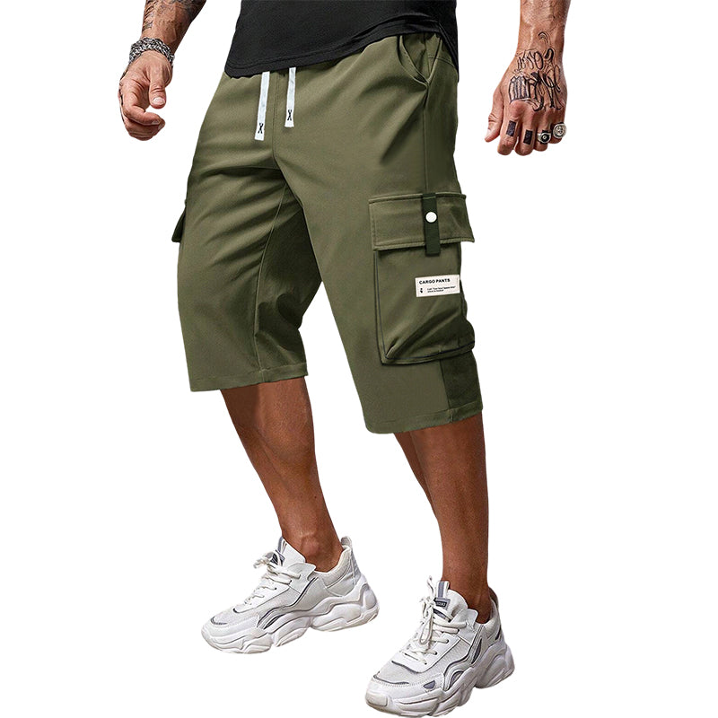 Men's Casual Drawstring Capri Cargo Pants-Buy 2 Get Free Shipping Today!