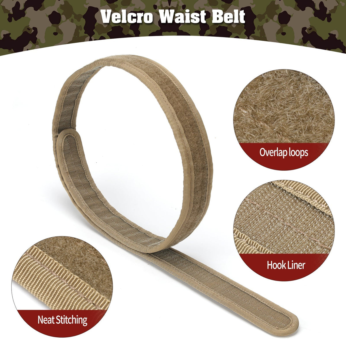 PEAKROO 5 in 1 Quick Release Tactical Duty Belt