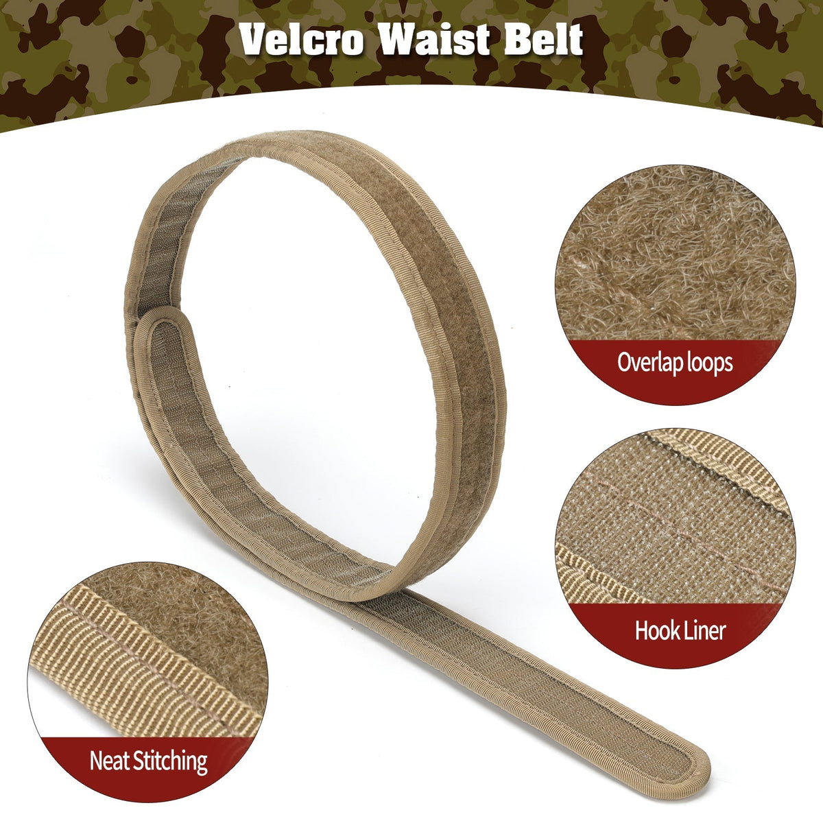 PEAKROO 5 in 1 Quick Release Tactical Duty Belt