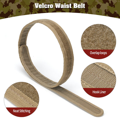 PEAKROO 5 in 1 Quick Release Tactical Duty Belt