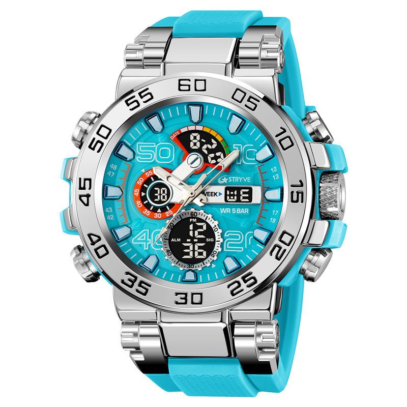 PEAKROO Colorful Functional Waterproof Tactical Watch