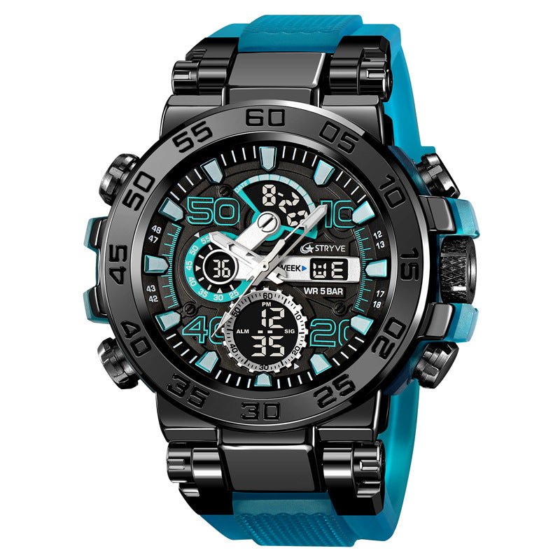 PEAKROO Colorful Functional Waterproof Tactical Watch