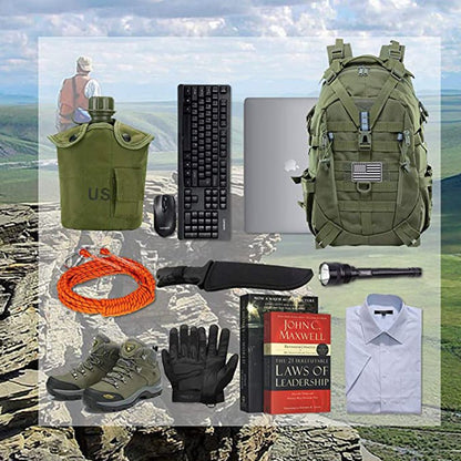 PEAKROO Outdoor Hiking Pack Assault Backpack