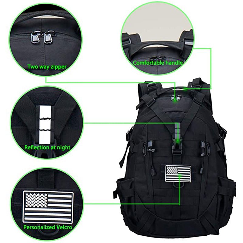 PEAKROO Outdoor Hiking Pack Assault Backpack